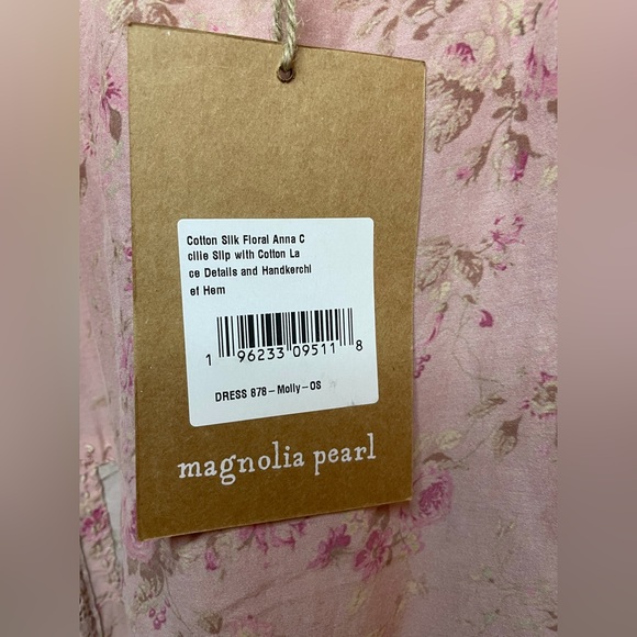 NWT Magnolia Pearl Cotton Silk Floral Anna Cecillie Slip - Picture 3 of 10